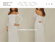 Tablet Screenshot of dresses.com