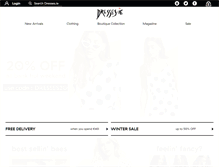 Tablet Screenshot of dresses.ie